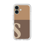 Slim Protection Premium Case［ オリジナル - initial two tone - S brown ］