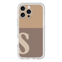 Slim Protection Premium Case［ オリジナル - initial two tone - S brown ］