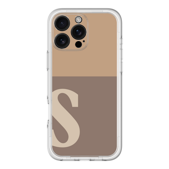 Slim Protection Premium Case［ オリジナル - initial two tone - S brown ］