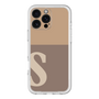 Slim Protection Premium Case［ オリジナル - initial two tone - S brown ］