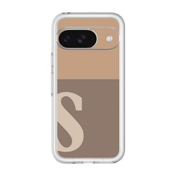 Slim Protection Premium Case［ オリジナル - initial two tone - S brown ］