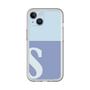 Slim Protection Premium Case［ オリジナル - initial two tone - S blue ］