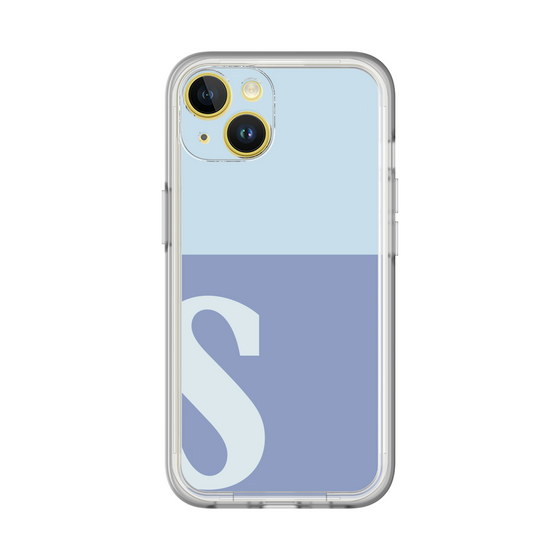 Slim Protection Premium Case［ オリジナル - initial two tone - S blue ］