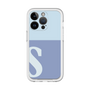 Slim Protection Premium Case［ オリジナル - initial two tone - S blue ］