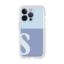 Slim Protection Premium Case［ オリジナル - initial two tone - S blue ］