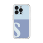 Slim Protection Premium Case［ オリジナル - initial two tone - S blue ］