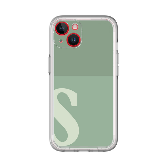 Slim Protection Premium Case［ オリジナル - initial two tone - S green ］
