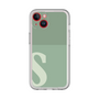 Slim Protection Premium Case［ オリジナル - initial two tone - S green ］