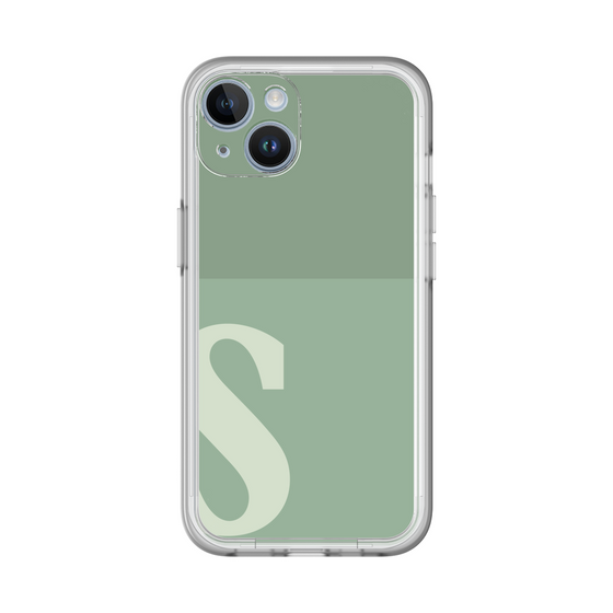 Slim Protection Premium Case［ オリジナル - initial two tone - S green ］