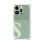Slim Protection Premium Case［ オリジナル - initial two tone - S green ］