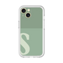 Slim Protection Premium Case［ オリジナル - initial two tone - S green ］