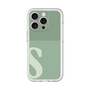 Slim Protection Premium Case［ オリジナル - initial two tone - S green ］
