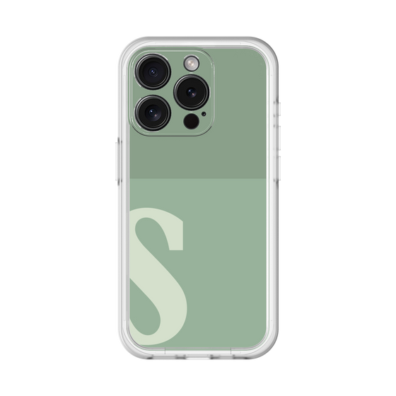 Slim Protection Premium Case［ オリジナル - initial two tone - S green ］