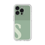 Slim Protection Premium Case［ オリジナル - initial two tone - S green ］
