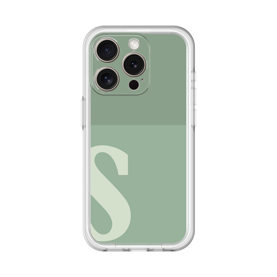 Slim Protection Premium Case［ オリジナル - initial two tone - S green ］