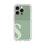 Slim Protection Premium Case［ オリジナル - initial two tone - S green ］