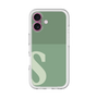 Slim Protection Premium Case［ オリジナル - initial two tone - S green ］
