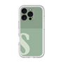 Slim Protection Premium Case［ オリジナル - initial two tone - S green ］