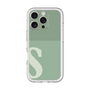 Slim Protection Premium Case［ オリジナル - initial two tone - S green ］