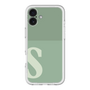 Slim Protection Premium Case［ オリジナル - initial two tone - S green ］