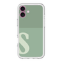 Slim Protection Premium Case［ オリジナル - initial two tone - S green ］