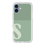 Slim Protection Premium Case［ オリジナル - initial two tone - S green ］