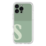 Slim Protection Premium Case［ オリジナル - initial two tone - S green ］