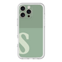 Slim Protection Premium Case［ オリジナル - initial two tone - S green ］