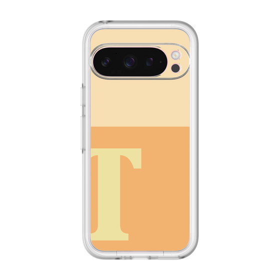 Slim Protection Premium Case［ オリジナル - initial two tone - T orange ］