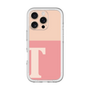 Slim Protection Premium Case［ オリジナル - initial two tone - T pink ］