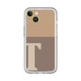Slim Protection Premium Case［ オリジナル - initial two tone - T brown ］