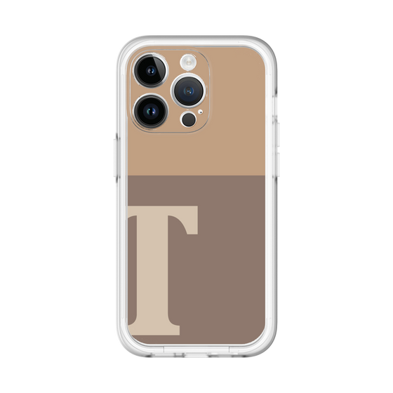 Slim Protection Premium Case［ オリジナル - initial two tone - T brown ］