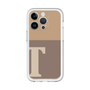 Slim Protection Premium Case［ オリジナル - initial two tone - T brown ］