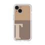 Slim Protection Premium Case［ オリジナル - initial two tone - T brown ］