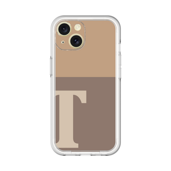 Slim Protection Premium Case［ オリジナル - initial two tone - T brown ］