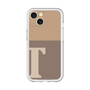 Slim Protection Premium Case［ オリジナル - initial two tone - T brown ］