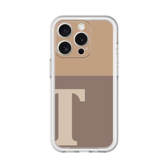 Slim Protection Premium Case［ オリジナル - initial two tone - T brown ］