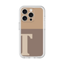 Slim Protection Premium Case［ オリジナル - initial two tone - T brown ］