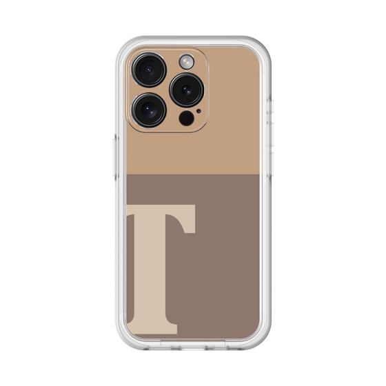 Slim Protection Premium Case［ オリジナル - initial two tone - T brown ］