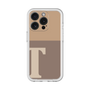 Slim Protection Premium Case［ オリジナル - initial two tone - T brown ］