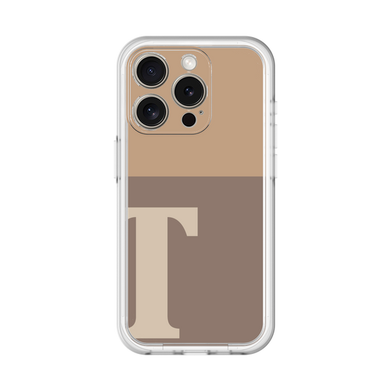 Slim Protection Premium Case［ オリジナル - initial two tone - T brown ］