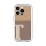Slim Protection Premium Case［ オリジナル - initial two tone - T brown ］