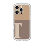 Slim Protection Premium Case［ オリジナル - initial two tone - T brown ］