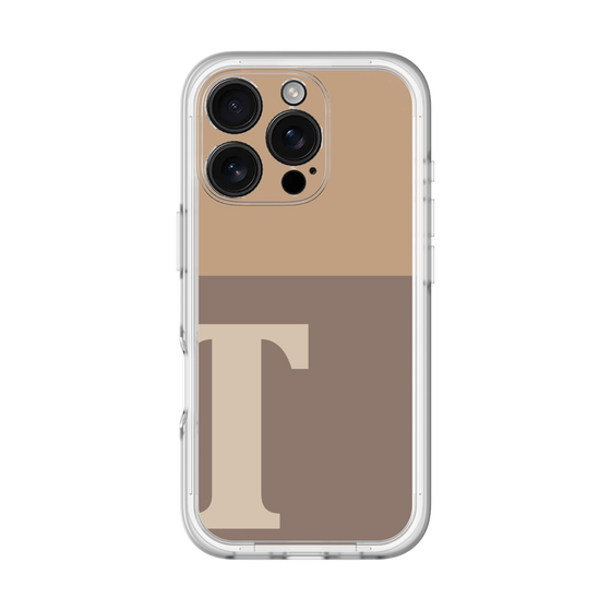 Slim Protection Premium Case［ オリジナル - initial two tone - T brown ］
