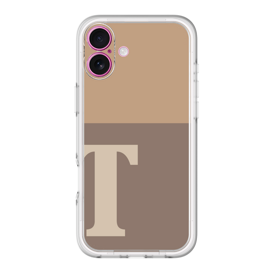 Slim Protection Premium Case［ オリジナル - initial two tone - T brown ］