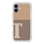 Slim Protection Premium Case［ オリジナル - initial two tone - T brown ］