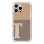 Slim Protection Premium Case［ オリジナル - initial two tone - T brown ］