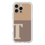 Slim Protection Premium Case［ オリジナル - initial two tone - T brown ］