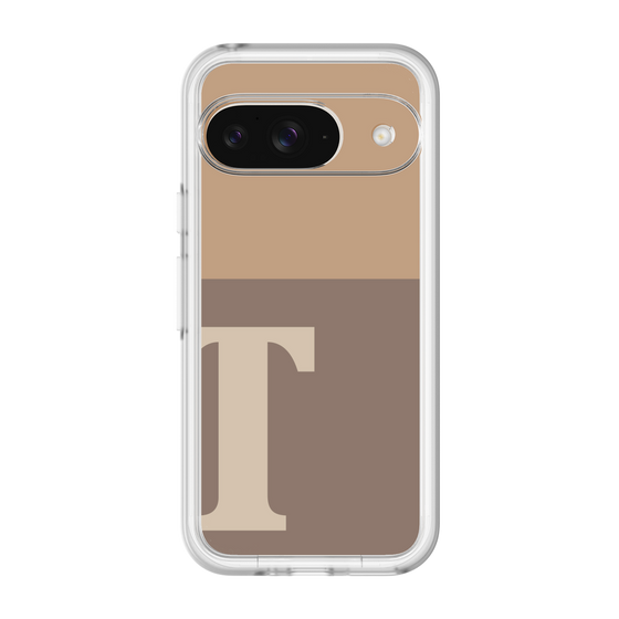 Slim Protection Premium Case［ オリジナル - initial two tone - T brown ］