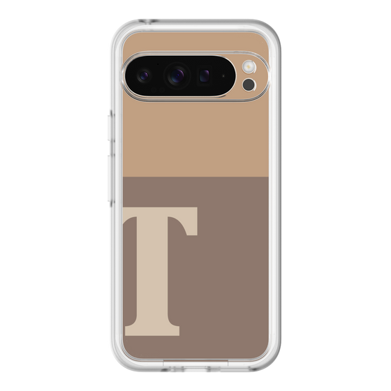 Slim Protection Premium Case［ オリジナル - initial two tone - T brown ］